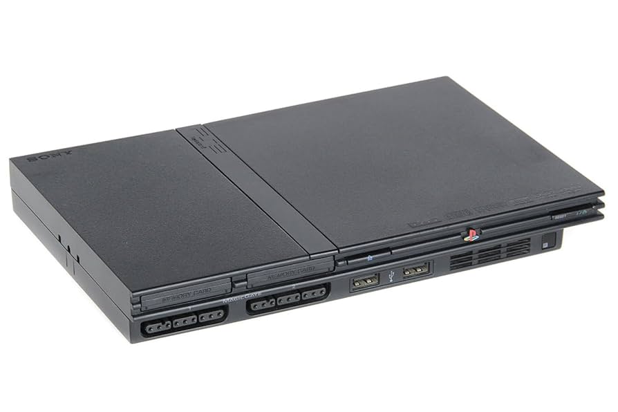 Amazon | PlayStation 2 - PS2 Konsole Slim, black (inkl. Dual
